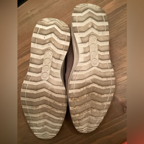 ECCO CS20 HYBRID  LEATHER OXFORD MOON ROCK CASHMERE EU 43 9-9.5 US LACE UP - Picture 9 of 10